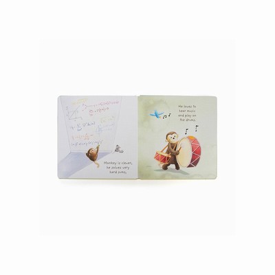 Jellycat I Know A Monkey Books USA | 20836IOGS